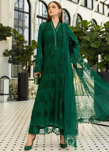 Maria B Unstitched Embroidered Lawn 3 Piece Suit MB26ULE D4